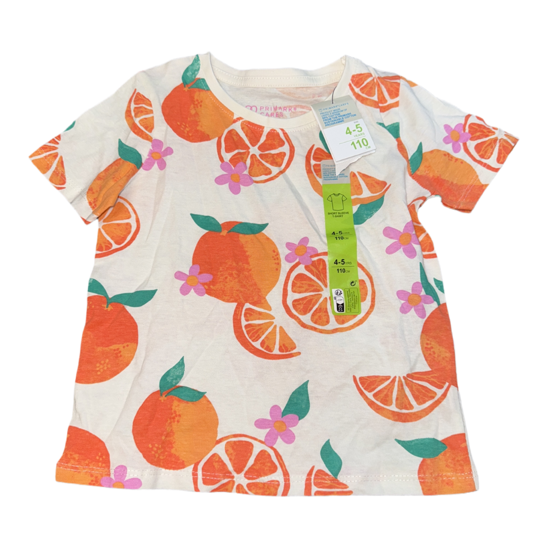 NWT Short sleeve by Primark size 4-5