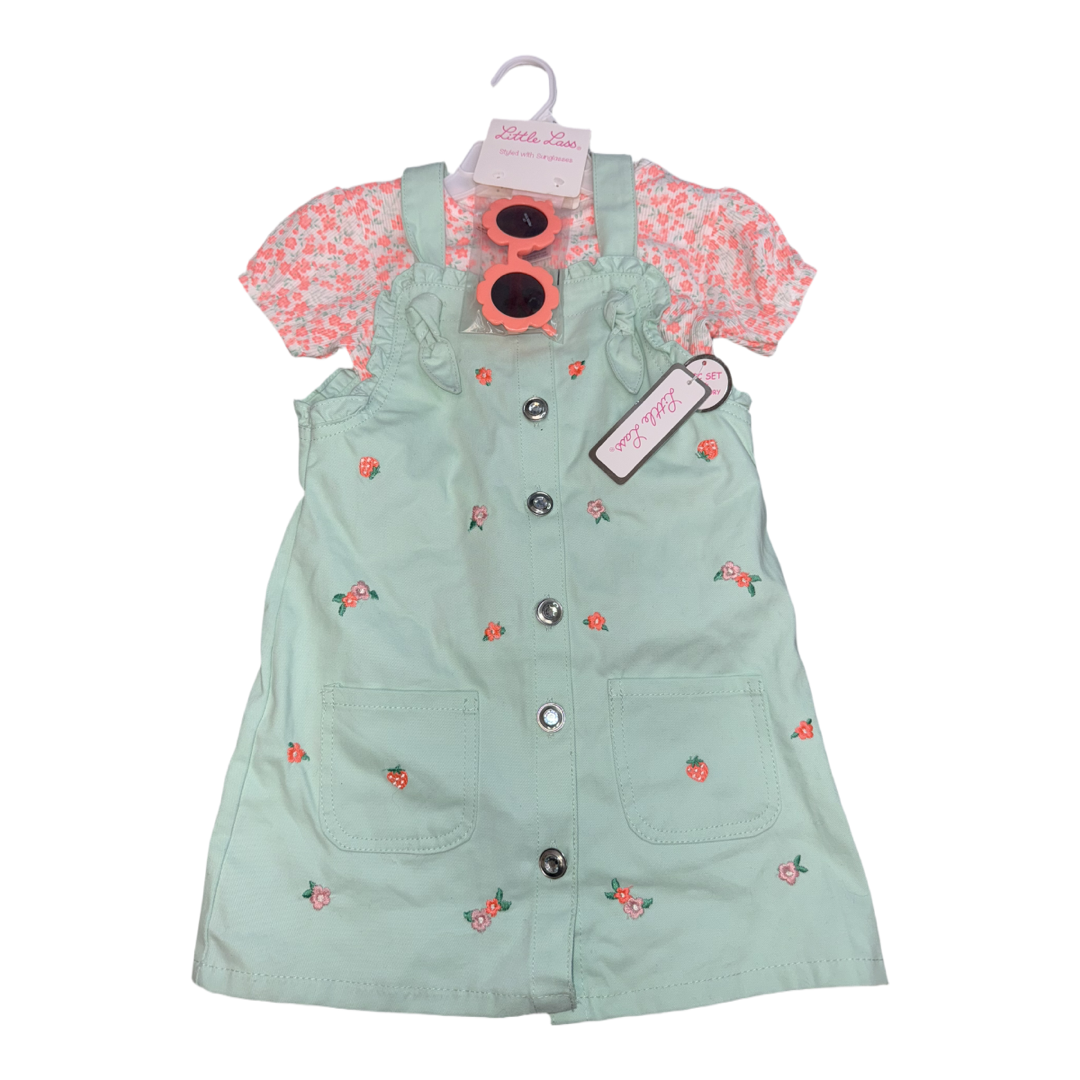 NWT 3 piece set by Little Lass size 6