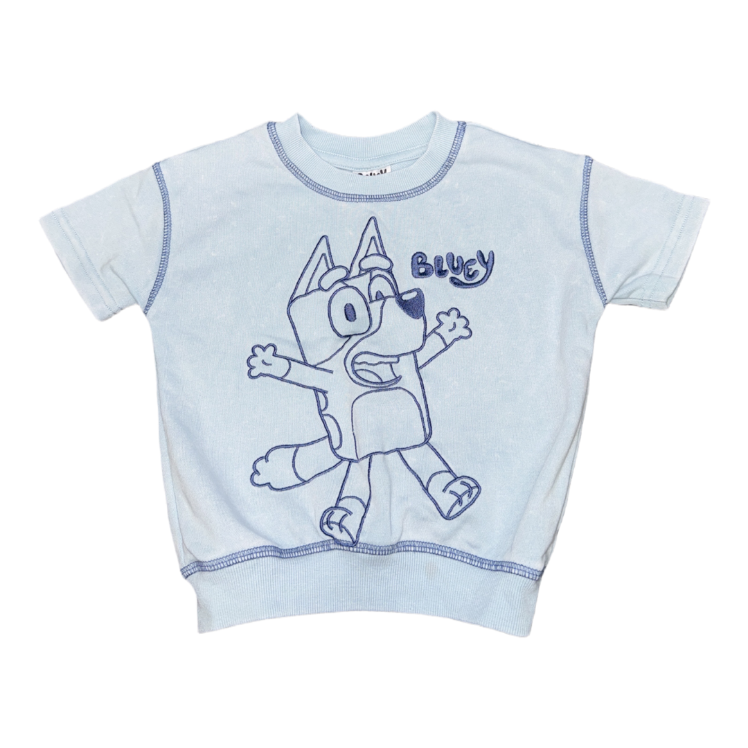 Short sleeve Bluey shirt size 3