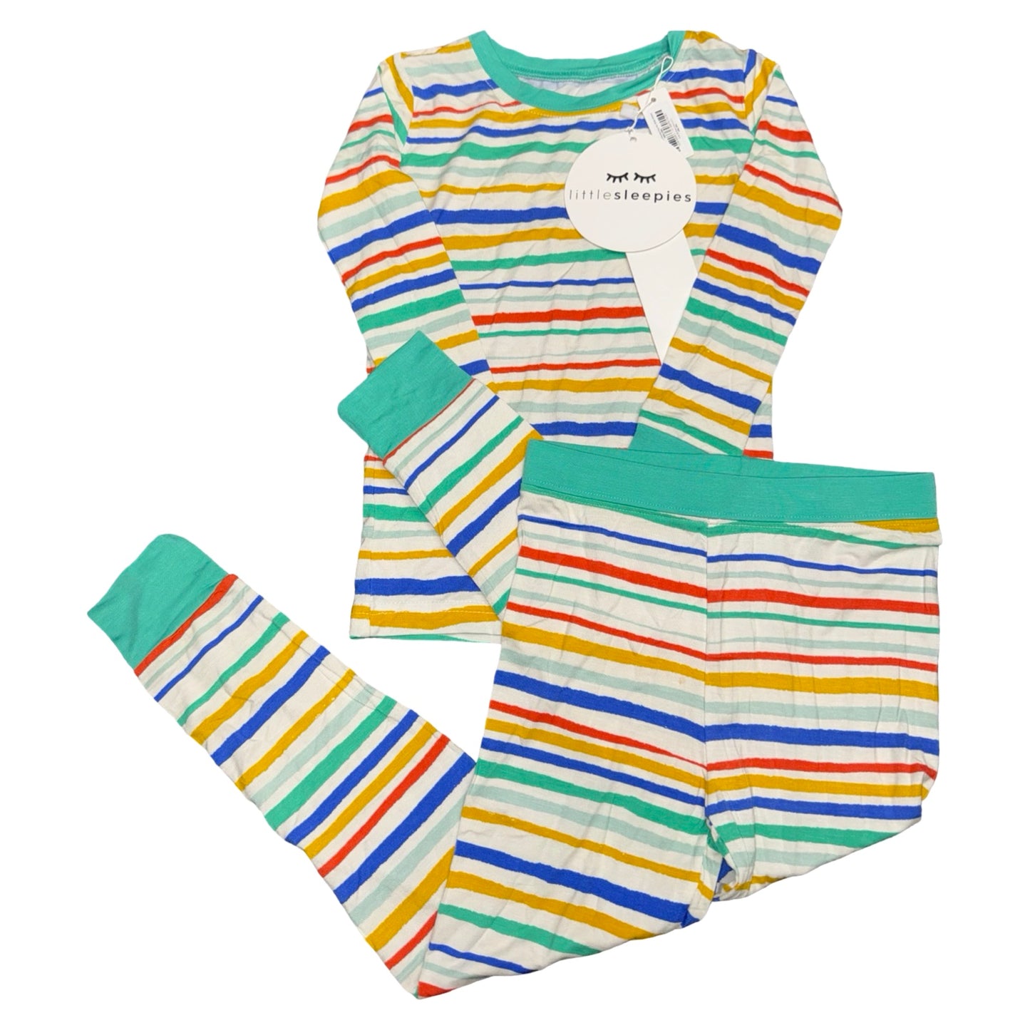 NWT 2 piece pajama set by Little Sleepies size 2
