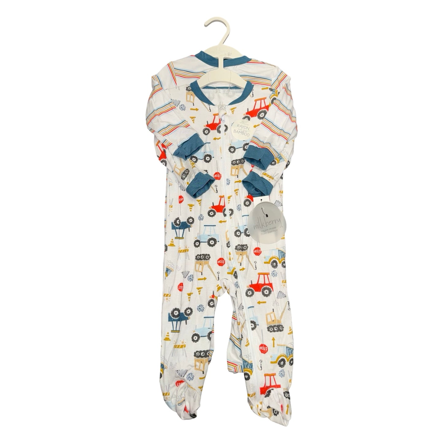 NWT 2 Piece sleeper set by Milkberry size 6-9m