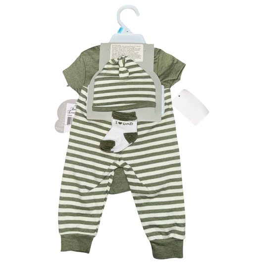 NWT 4 piece set by Baby Essentials size 6m