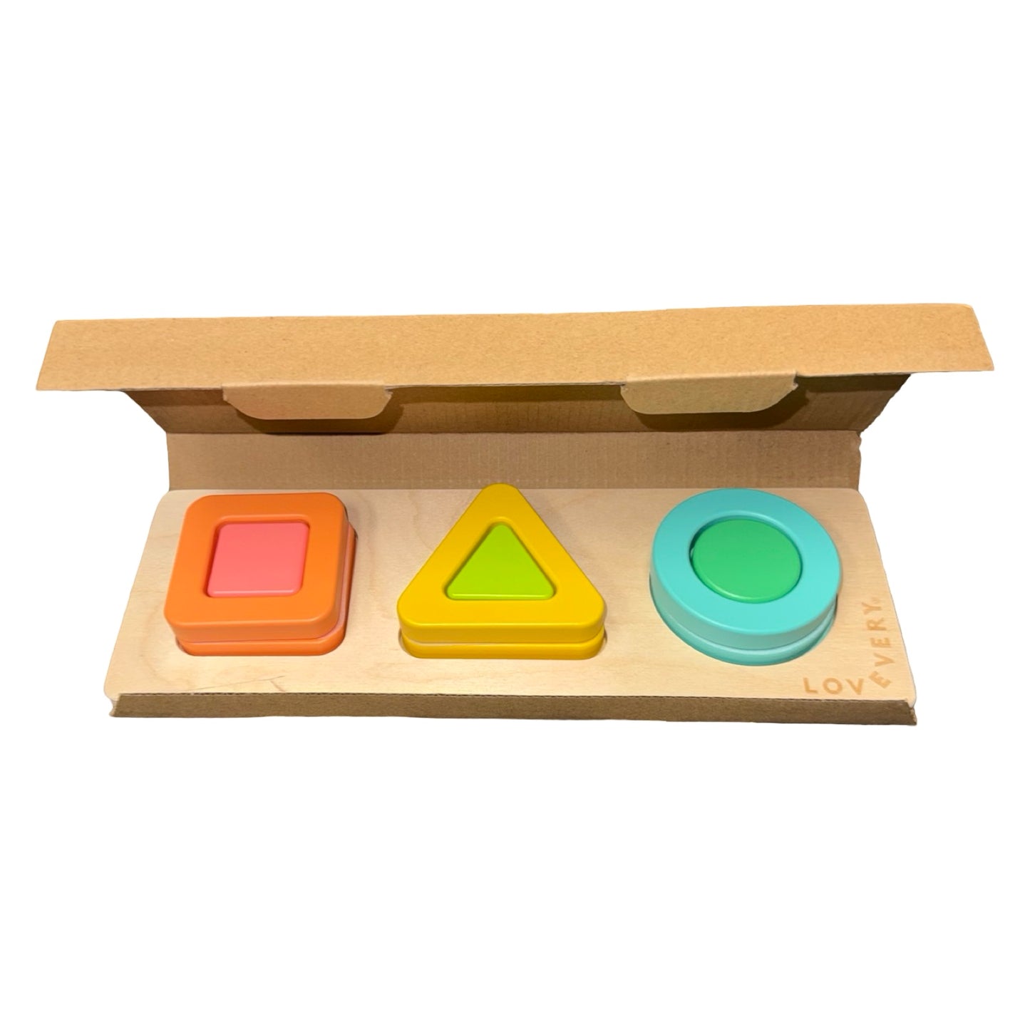 NWT Lovevery Geo Shapes Puzzle