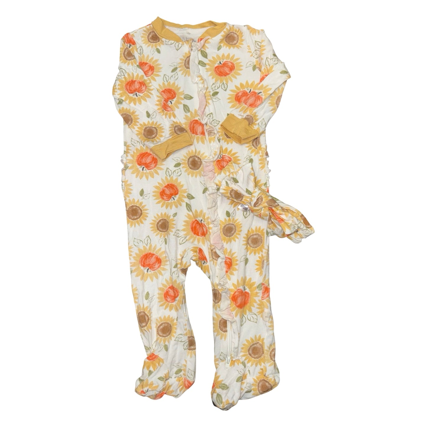 Holiday sleeper with headband by Milkberry size 6-9m