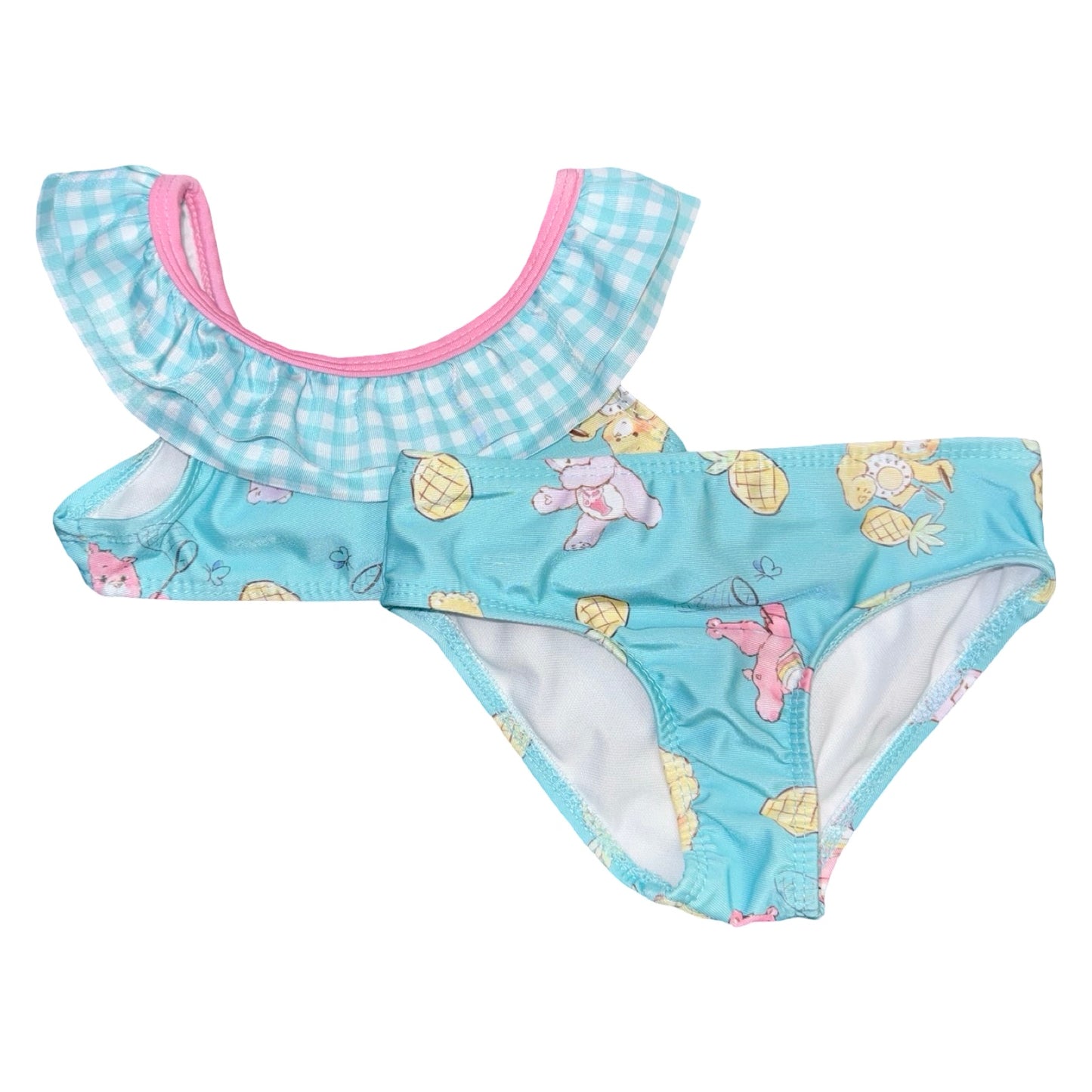 2 Piece Care Bears bathing suit size 2