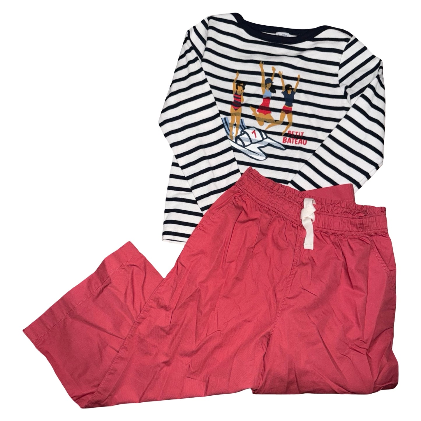 2 Piece set by Petit Bateau size 8