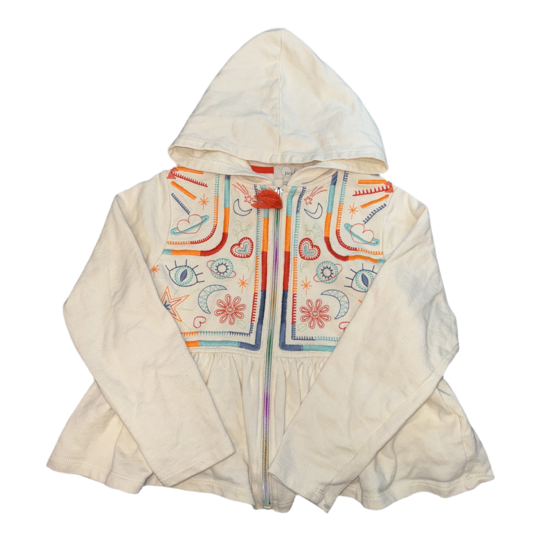Zip-up hoodie by Peek size 10