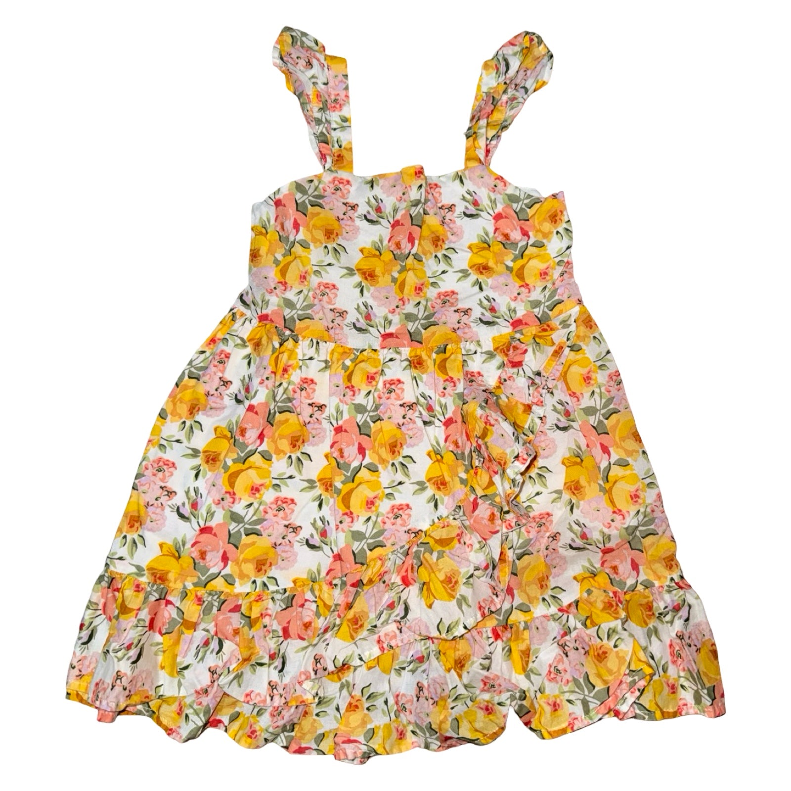 janie and jack orange dress Girl Spruce Yellow Quilted Jacquard Puff Sleeve Dress by Janie and Jack