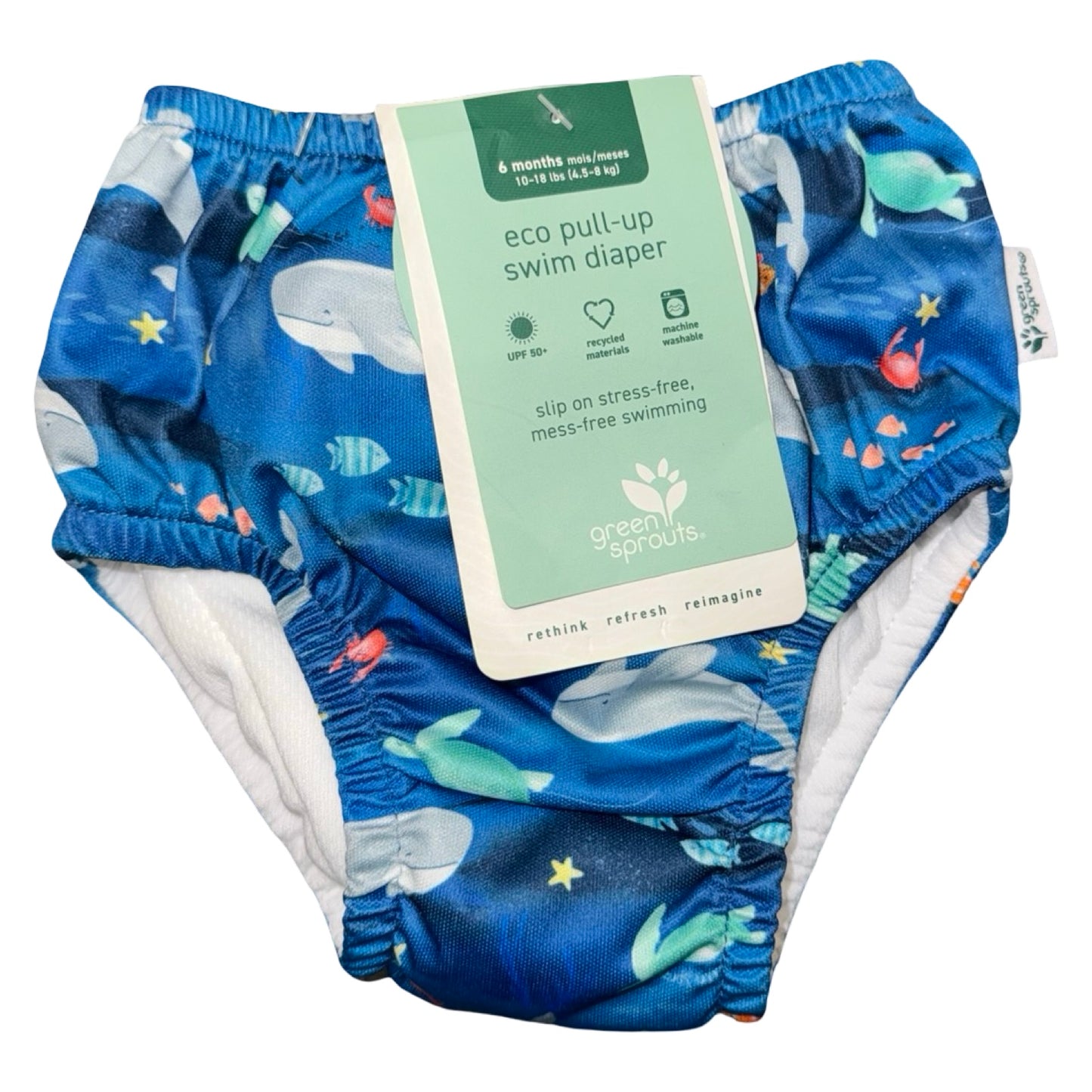 NWT Swim diaper by Green Sprouts size 6m