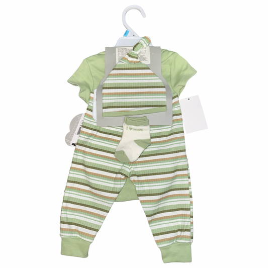 NWT 4 piece set by Baby Essentials size 6m