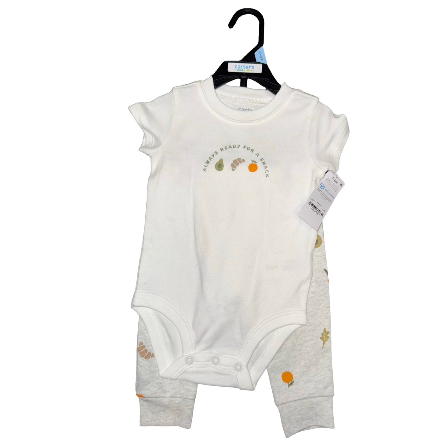 NWT 2 Piece set by Carters Child of Mine size 3-6m