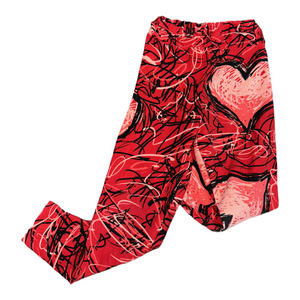 Valentine’s Day leggings by LuLaRoe size 4-6