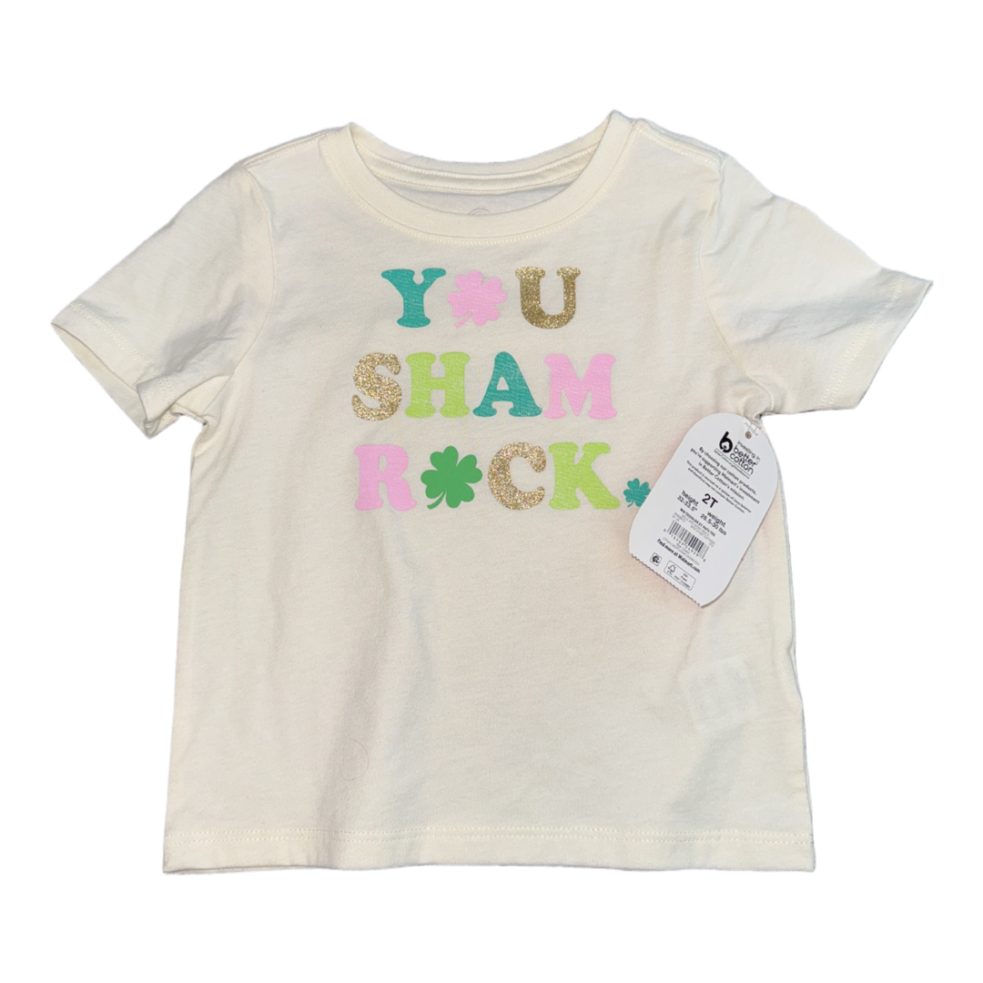 NWT St.Patricks Day short sleeve by WonderNation size 2
