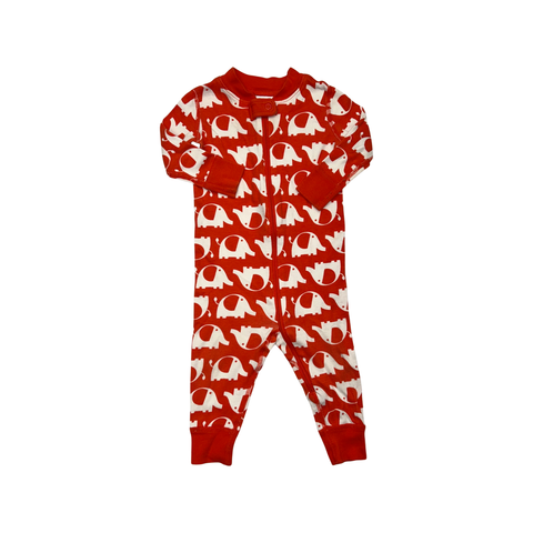 One piece pajama by Hanna Andersson size 6-12m