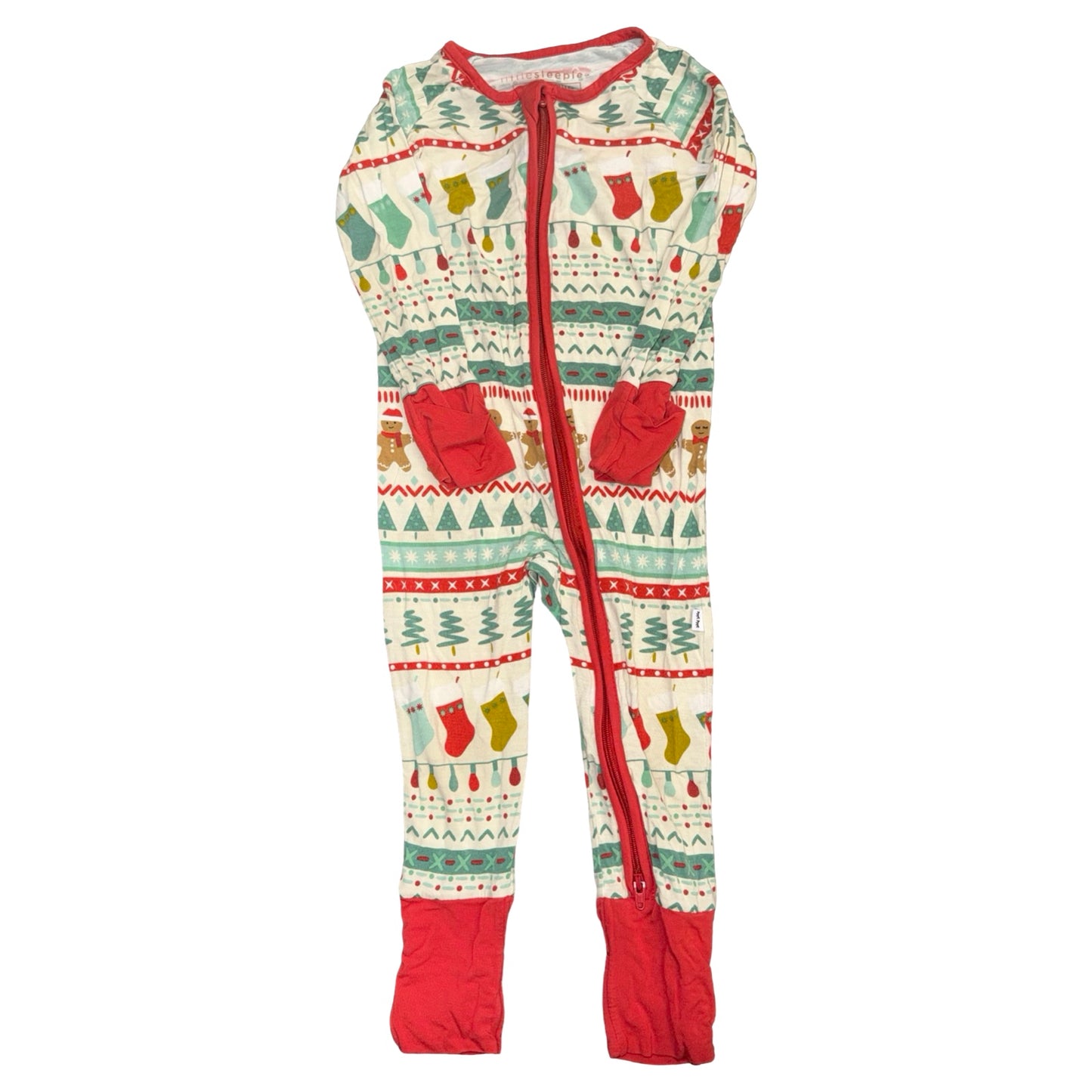 Christmas sleeper by Little Sleepies size 6-12m