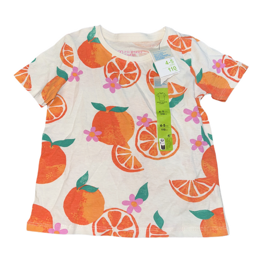 NWT Short sleeve by Primark size 4-5