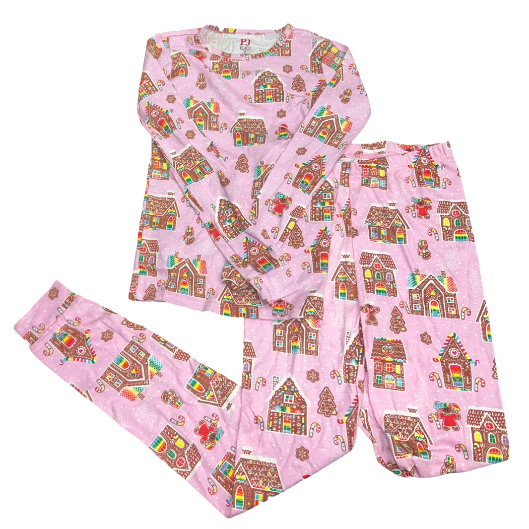 2 Piece holiday pajama set by PJ Place size size 12