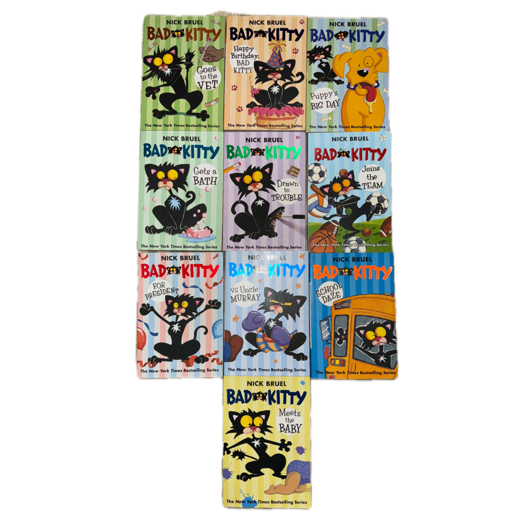 10 Piece Bad Kitty book series