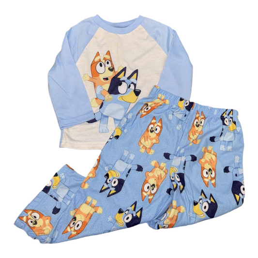 2 Piece pajama Bluey pajama set size 3