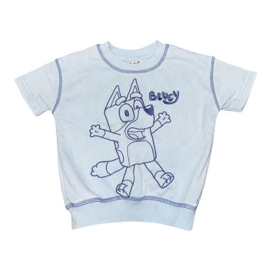 Short sleeve Bluey shirt size 3