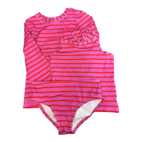 3 Piece bathing suit by Hanna Andersson size 8