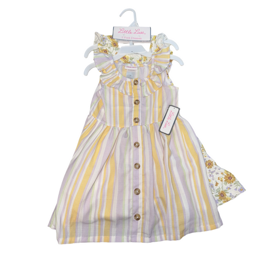 NWT 2 piece dress set by Little Lass size 2