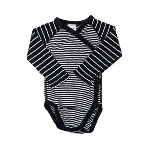 Long sleeve onesie by Hanna Andersson size 18-24m