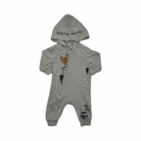 Hooded Star Wars one piece size 0-3m