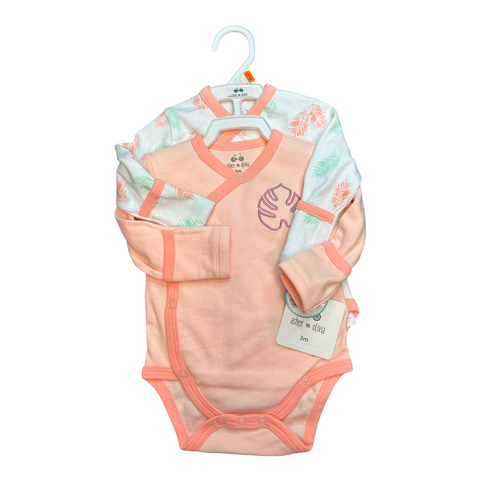 NWT 2 piece onesie set by Asher and Olivia size 3m