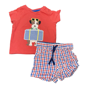 2 Piece set by Baby Boden size 6-12m