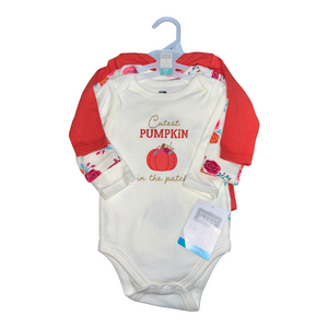 NWT 3 piece holiday onesie set by Hudson Baby size 0-3m