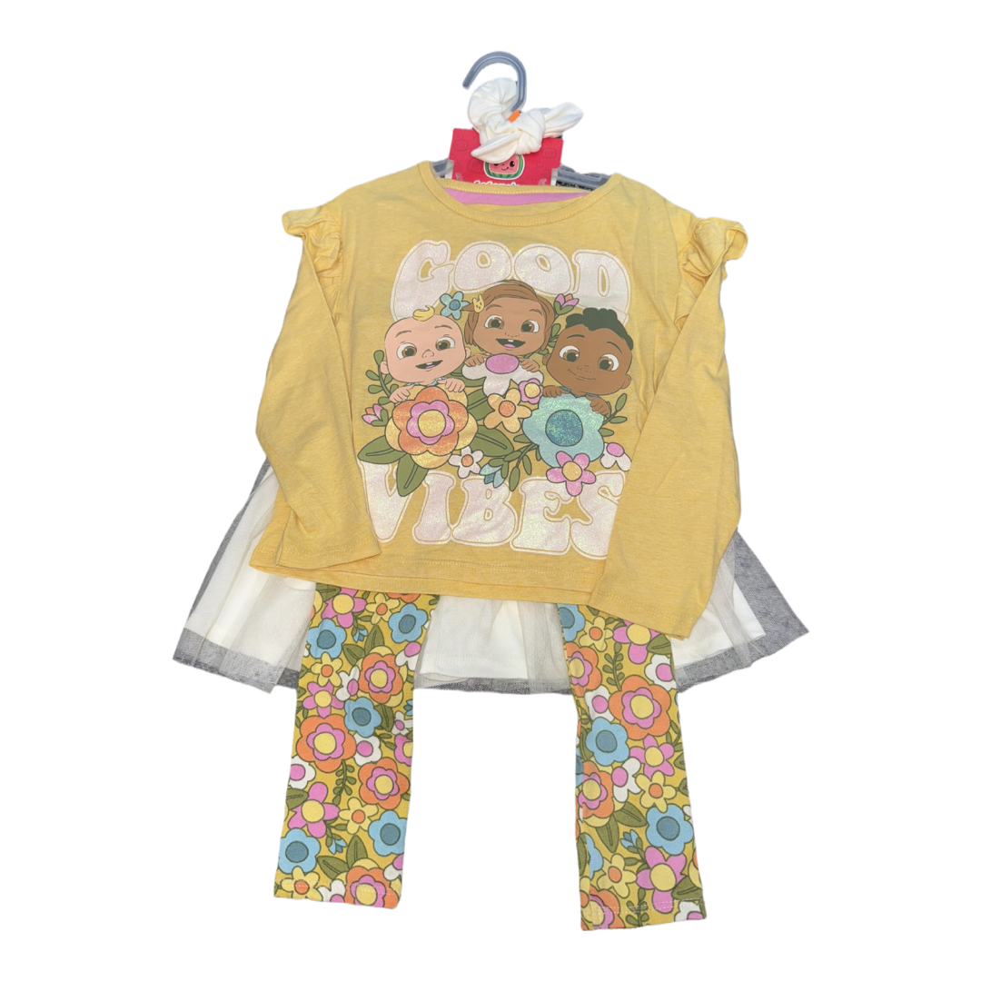 NWT 4 piece Cocomelon set size 4