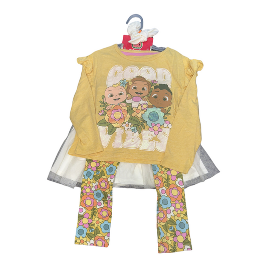 NWT 4 piece Cocomelon set size 4