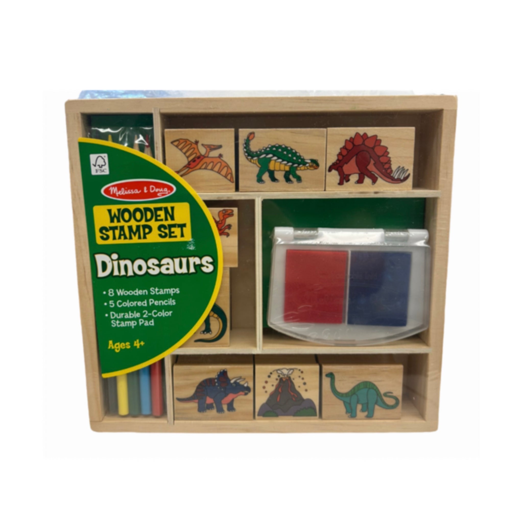 NWT Wooden stamp set by Melissa and Doug