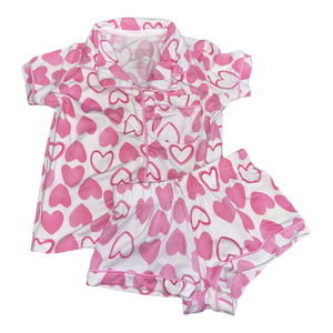 2 Piece Valentine’s Day pajama set by Tahari size 2