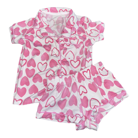 2 Piece Valentine’s Day pajama set by Tahari size 2