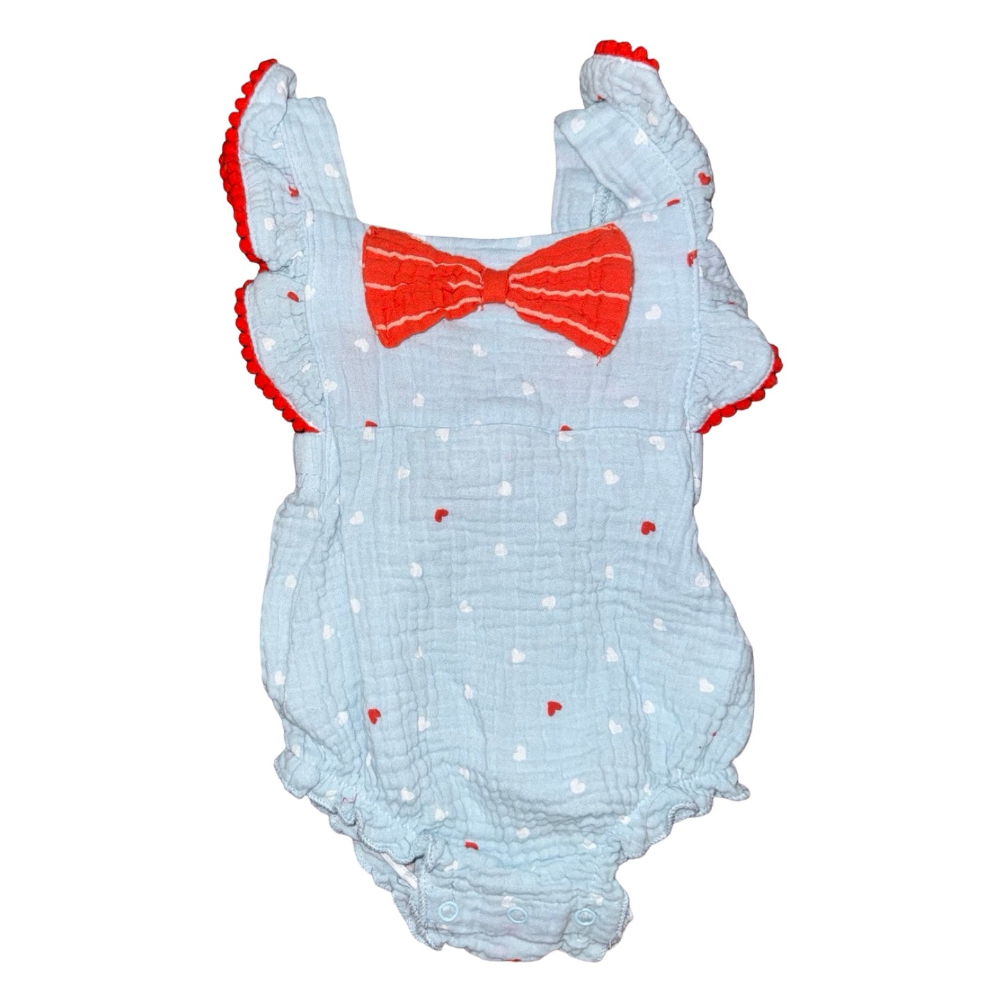 Holiday romper by Emily and Oliver size 3-6m