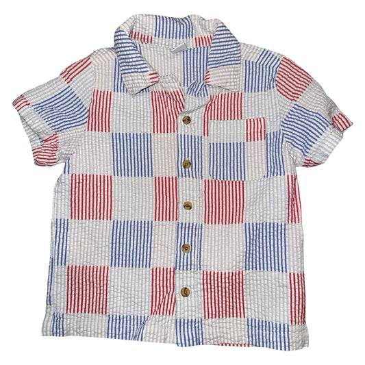 Holiday button up by Old Navy size 4