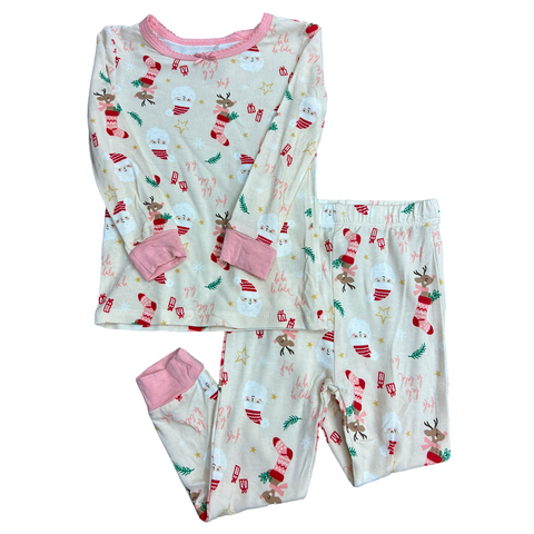 2 Piece holiday pajama set by Milkberry size 18m