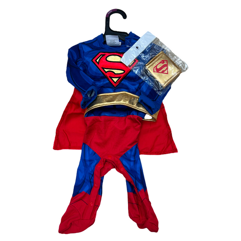 NWT Superman costume size 0-6m