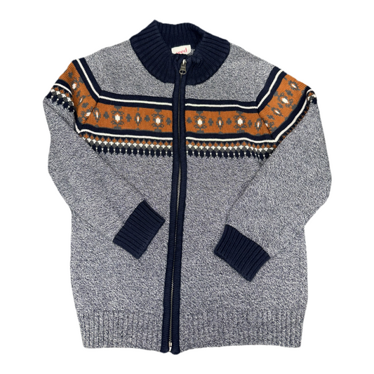 Zip-up sweater by Seed size 6