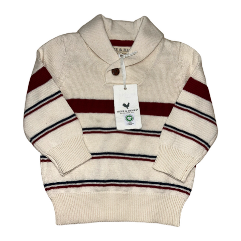 NWT Sweater by Hope and Henry size 6-12m