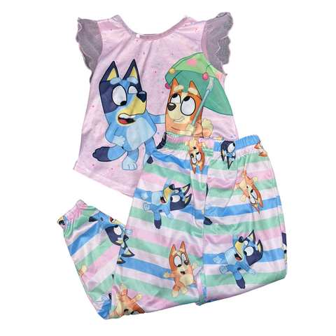 2 Piece Bluey pajama set size 3