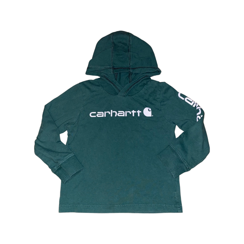 Hooded long sleeve shirt by Carhartt size 2