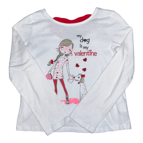 Valentine’s day long sleeve shirt by Isaac Mizrahi size 7-8