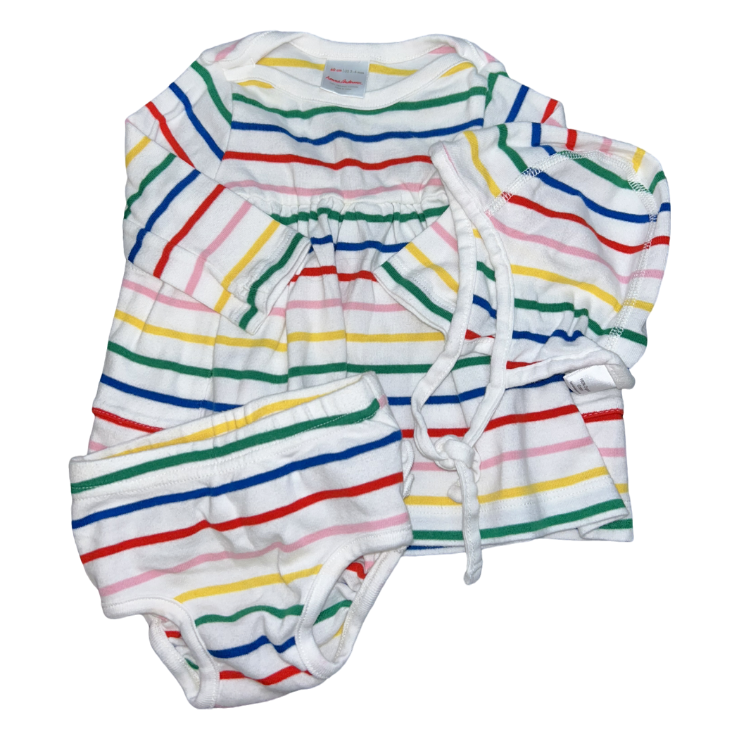 3 Piece set by Hanna Andersson size 3-6m