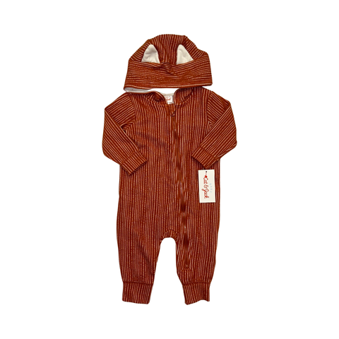 NWT hooded one piece by Cat and Jack size 3-6m