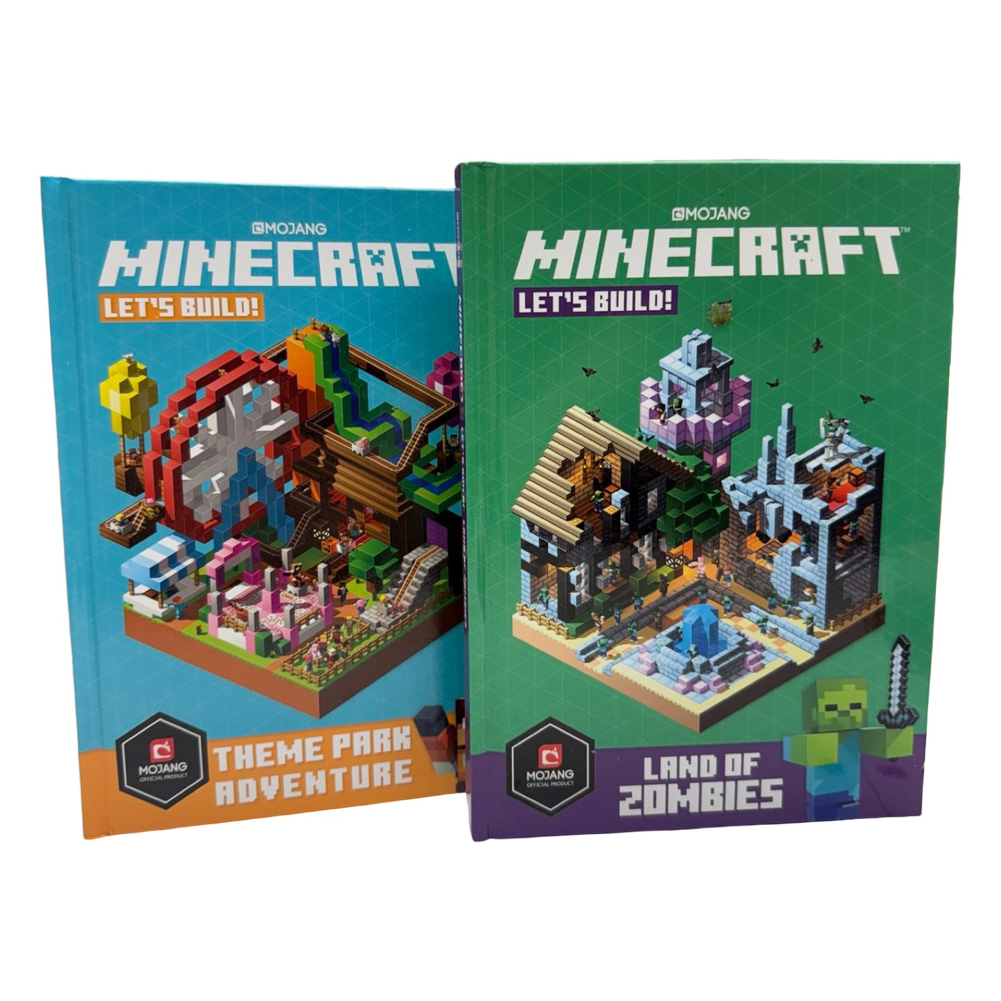 Minecraft Let’s Build! books 2piece set