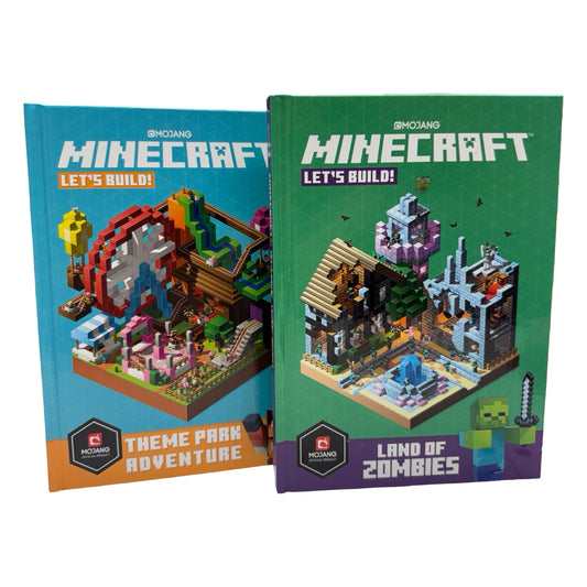 Minecraft Let’s Build! books 2piece set