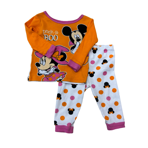 2 Piece halloween pajama set by Disney Baby size 9m